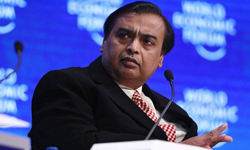 Tháng 7/2018, tài sản của Mukesh Ambani vọt lên 44,3 tỷ USD, vượt qua tài sản 44 tỷ USD của tỷ phú Jack Ma và trở thành người giàu nhất châu Á. Ảnh: Bloomberg.