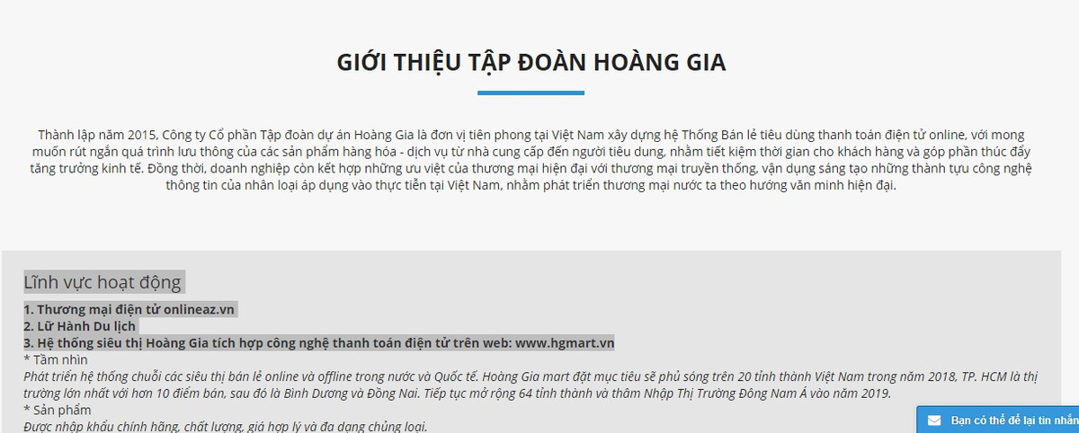 Bi canh bao da cap, du an Hoang Gia tung quang cao 