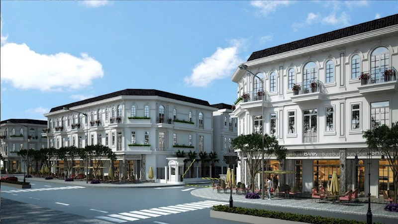 Theo quy hoạch, dự án bao gồm phố thương mại, công viên kết hợp khu thể thao, vui chơi trẻ em mini. Ảnh: Homedy.