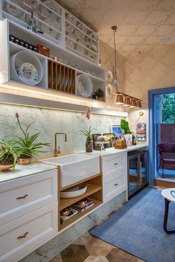 Một nét cổ điển trong không gian phòng bếp sẽ là xu hướng được các gia chủ lựa chọn trong năm 2019 tới. Ảnh: Xaynhasaigon.