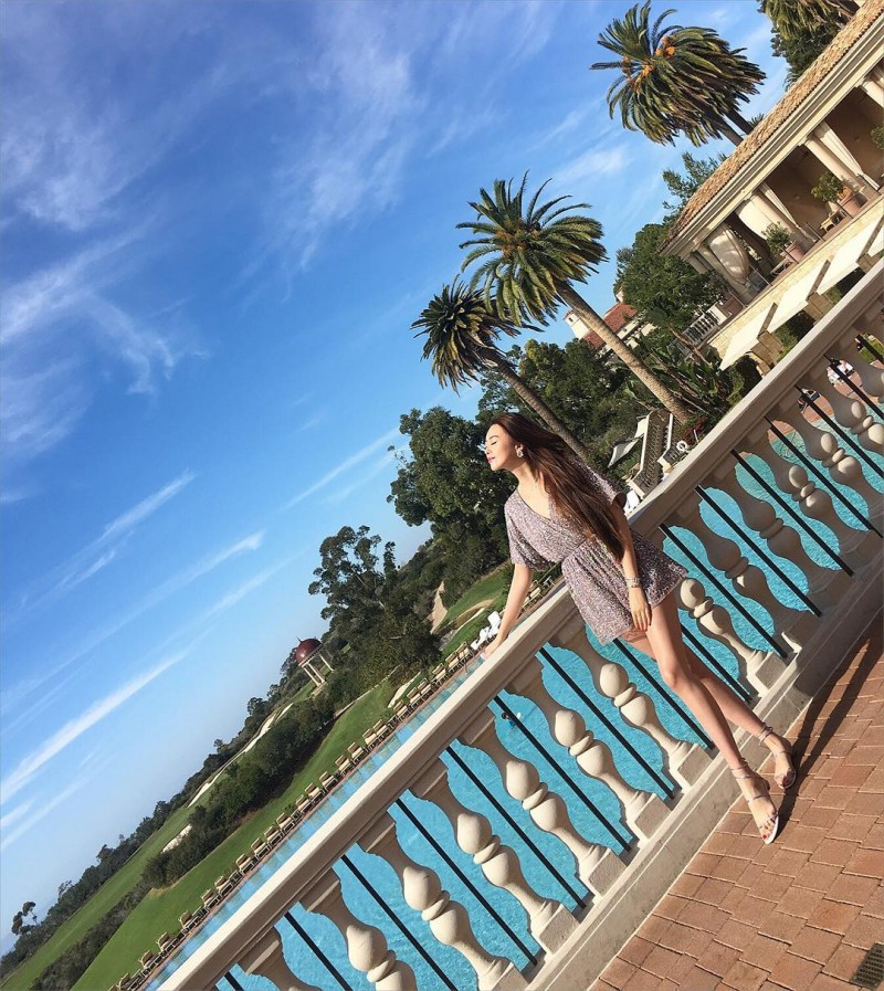 Khu nghỉ dưỡng 5 sao tại Pelican Hill (California, Mỹ) là điểm check in thường xuyên của tiểu thư nhà giàu Trung Quốc.