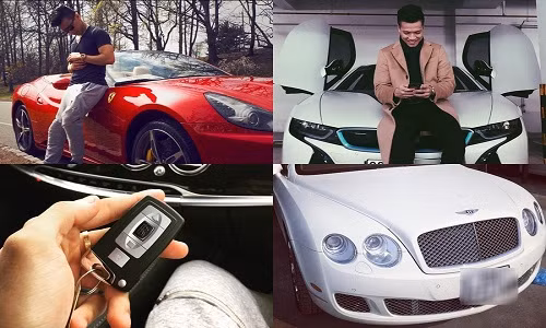 Là thành viên nổi bật của Hội con nhà giàu Việt trên Instagram, thiếu gia 9X Jade Nguyen thu hút sự chú ý với hình ảnh về cuộc sống sang chảnh ngập trong siêu xe. Ảnh: Xecuatui.