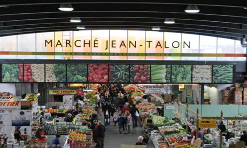 Chợ Jean-Talon ở Canada là một trong những khu chợ trời lớn nhất khu vực Bắc Mỹ. Ảnh: Canadian.