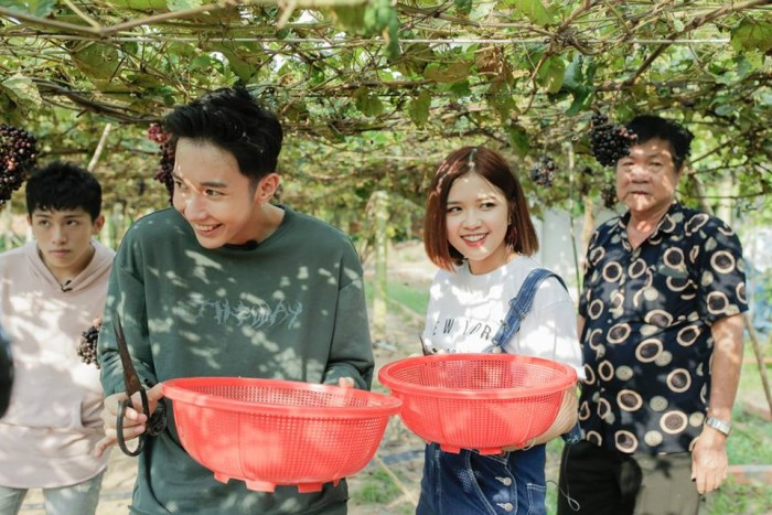 Không chỉ để lấy trái, vườn nho của ông Thông còn là điểm tham quan, chụp ảnh của nhiều người. Ảnh: Bazantravel.