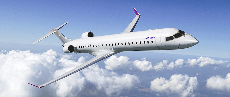 Đưa vào khai thác từ năm 2003, CRJ900 là máy bay phản lực thuộc dòng CRJ family do Bombardier sản xuất, bao gồm các biến thể CRJ100/200/700/900/1000. Ảnh: Set Jet.
