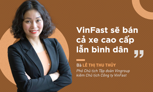 Bà Lê Thị Thu Thủy được xem là nữ tướng của VinFast. Ảnh: Dân Việt.