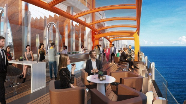 Siêu du thuyền có 29 nhà hàng và quán bar, trong đó có 4 phòng ăn chính và 7 nhà hàng đặc sản mới.