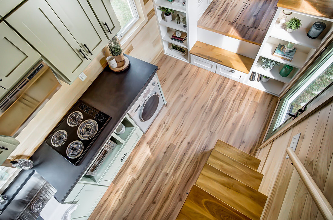 Với đầy đủ tiện nghi, ngôi nhà di động là lựa chọn hoàn hảo cho những chuyến du lịch đã được lên kế hoạch. Nguồn ảnh: Moderntinyliving.