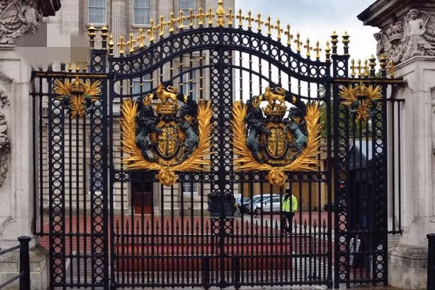 Cổng sắt mỹ thuật nổi bật với nhiều họa tiết hoa văn sắt rèn, sắt đúc, bố cục phức tạp, cầu kỳ. Ảnh: Santino.