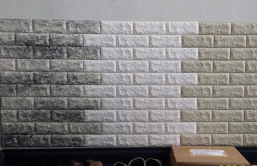 Xốp dán tường 3D giả gạch với nhiều màu sắc đa dạng được ưu tiên lựa chọn nhiều nhất vì dễ phối với nhiều vật dụng trang trí. Ảnh: Khoxopdantuong3d.