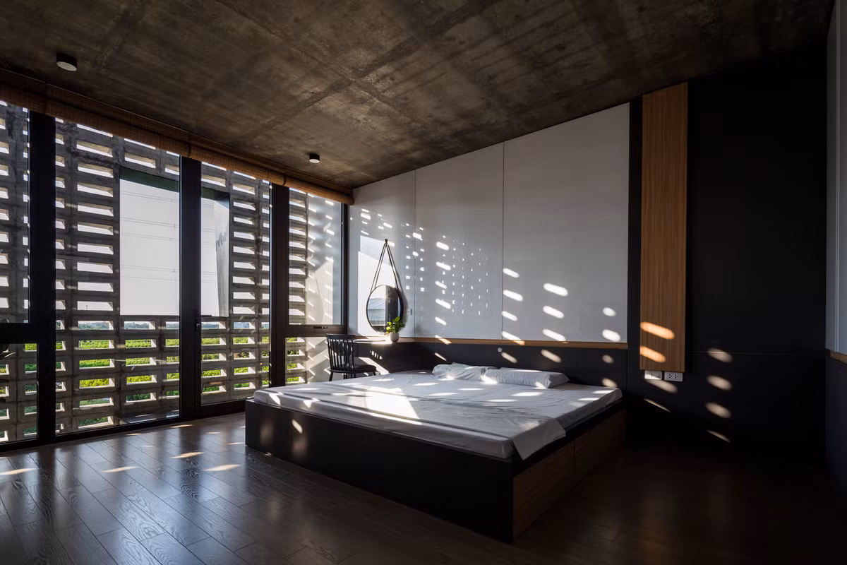 Không gian phòng ngủ.