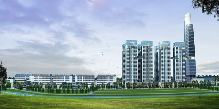 Dự án chỉnh trang đô thị rạch Ụ Cây (giai đoạn 2) ở quận 8, có quy mô hơn 10 ha do Tổng Công ty Địa ốc Sài Gòn (Saigonres) làm chủ đầu tư. Ảnh: Địa Ốc Việt.