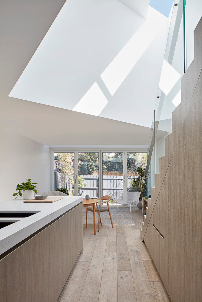 Đó là không gian chuyển tiếp vào những không gian tiếp theo của ngôi nhà.