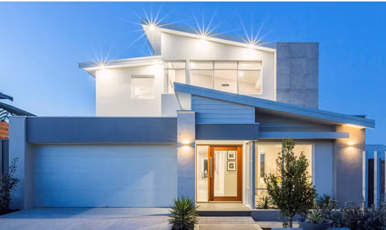 Những hình khối mạnh mẽ, vuông vắn gợi lên sự thanh thoát, trang nhã cho kiến trúc. Ảnh: Xaynhadep.