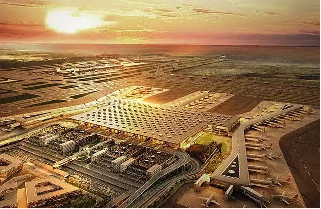 Theo giới chức Thổ Nhĩ Kỳ, nhà ga sân bay Istanbul có diện tích 1,4 triệu m2, rộng gấp 8 lần so với nhà ga của sân bay Ankara.