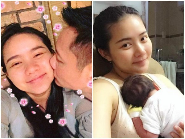 Khuôn mặt Phan Như Thảo những tháng đầu sau sinh luôn béo mập mũm mĩm và cô luôn bị lộ nọng cằm.