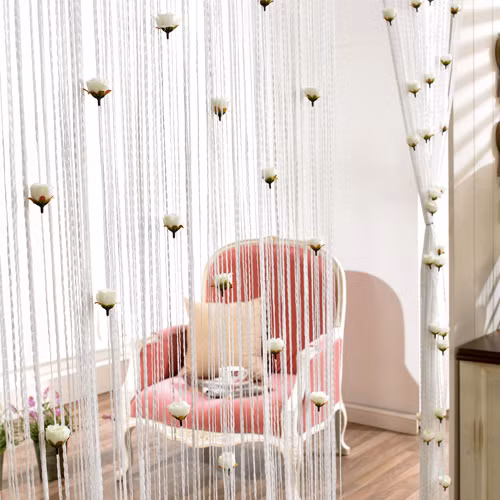 Rèm dây được lựa chọn trong không gian thơ mộng, như nhà hàng, resort, các sảnh khách sạn, spa hoặc phòng ăn chung cư cao cấp. Ảnh: Remthanhhuong.