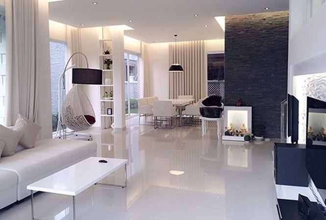 Tổng kinh phí để xây nhà khoảng gần 10 tỷ đồng. Cộng với tiền đất, căn biệt thự của vợ chồng Công Vinh - Thủy Tiên "ngốn" trên 22 tỷ đồng. Ảnh: Tiền Phong.