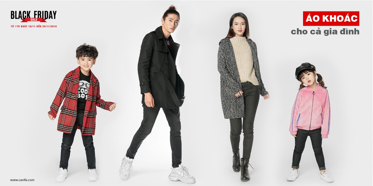 Chương trình giảm giá của hãng thời trang Canifa bắt đầu từ 17h ngày 19/11 đến 25/11. Toàn bộ sản phẩm của hãng được giảm từ 10-50%. Ảnh: Canifa.