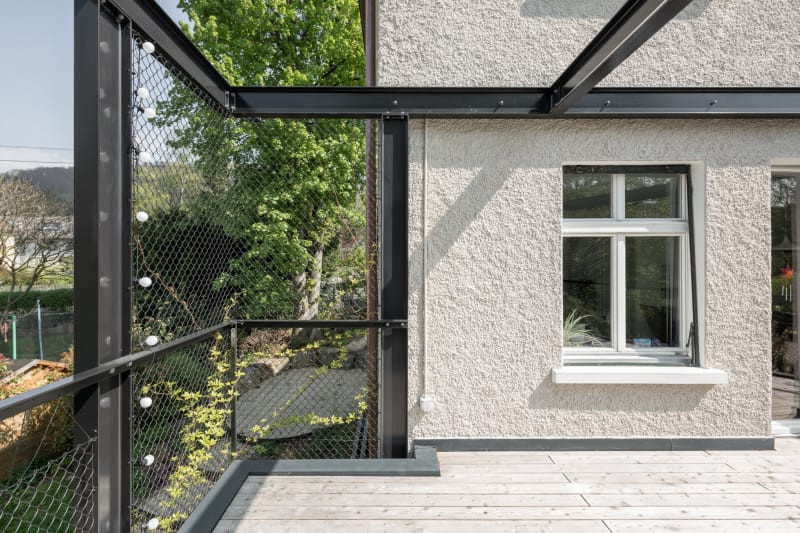 Sân thượng được ví như một "khu vườn mở".