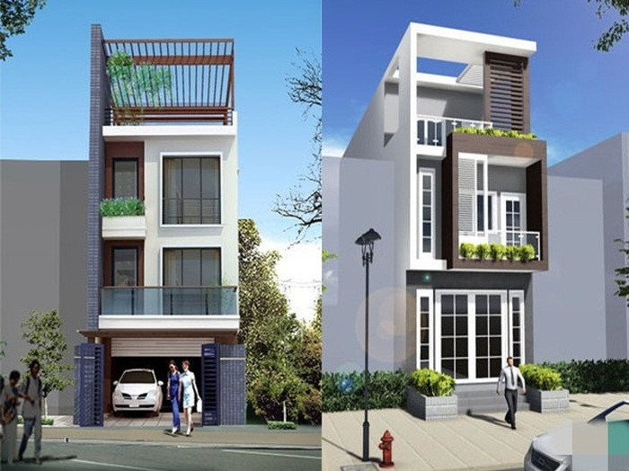 Thiết kế nhà ống thông thoáng và hiện đại. Ảnh: Ktshanoi.