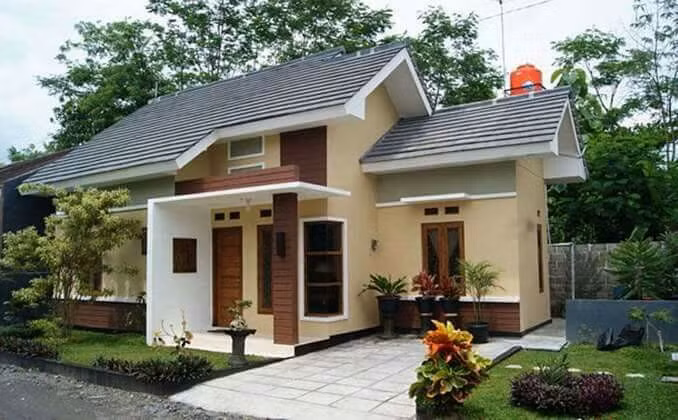 Nhà 1 tầng với thiết kế gác lửng thông minh mang lại không gian sống thoáng mát và thẩm mỹ. Ảnh: Xaynhasaigon.