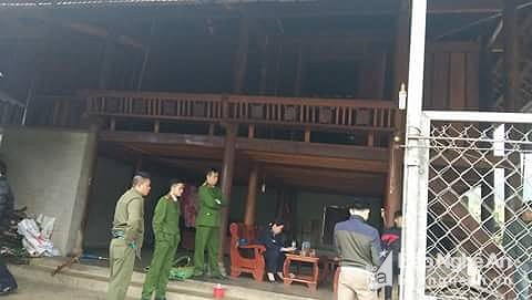 Hiện trường nơi xảy ra vụ án. Ảnh: Trường An