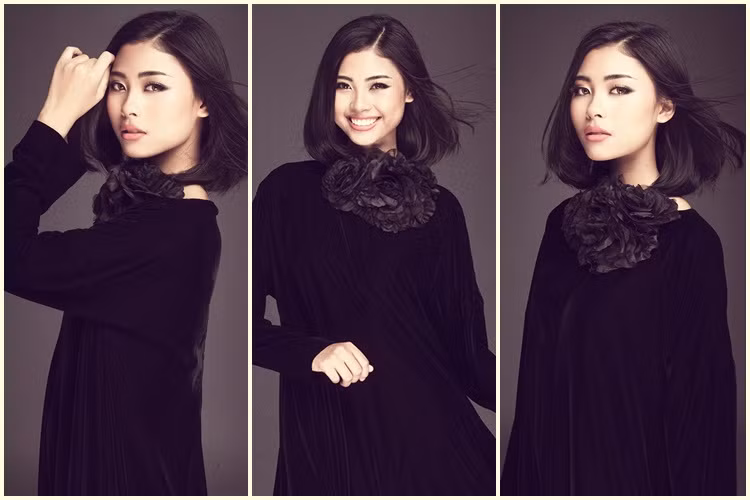 Trong những shoot hình chào sân cho bộ sưu tập sắc đen sắp ra mắt của Đỗ Mạnh Cường, Đào Thị Hà mang đến vẻ ngoài ấn tượng với những trang phục được thực hiện trên tinh thần tối giản nhưng vô cùng sang trọng, thanh lịch, đẳng cấp.