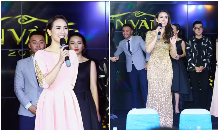 Nu MC gay soc khi lot do trong ngay ra mat En vang