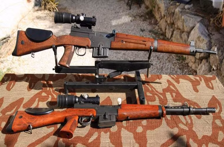 Mẫu súng cuối cùng được giới thiệu trong bài viết này là một biến thể khác của dòng súng MAS-36 của Pháp là MAS-49, nó cũng được sử dụng trong Chiến tranh Đông Dương lần thứ I nhưng lại là dòng súng trường bán tự động và cũng sử dụng cỡ đạn 7.5×54mm. MAS-49 có tầm bắn hiệu quả lên tới 800m và được trang bị hộp tiếp đạn 10 viên.