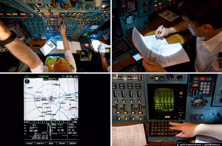 An-124 có thiết kế hai tầng với tầng một là khoang chứa hàng hóa, tầng hai là khoang lái và khoang hành khách.