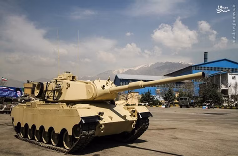 Phần tháp pháo nhìn có nét gì đó rất giống với xe tăng M1 Abrams.