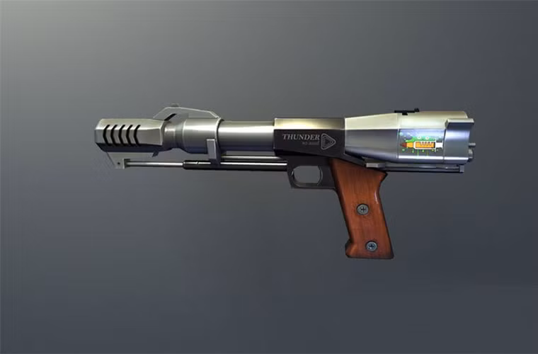 Súng này không giống với súng lục thông thường khác, không có hộp tiếp đạn, mà chỉ có thể nạp một viên và bắn.