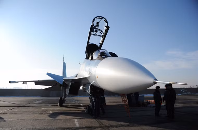 Tiêm kích đa năng Sukhoi Su-30SM của Không quân Nga.