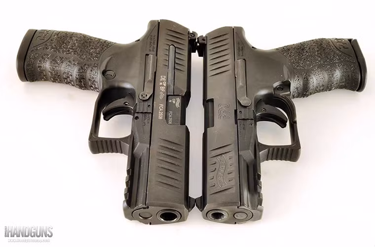 Nhìn chung thiết kế của PPQ 45 giúp người sử dụng có cảm giác cầm thoải mái hơn nhưng vẫn chắc chắn, vị trí chốt an toàn được thiết kế lại giúp đóng mở thuận tiện hơn ngay cả khi đang bắn. Đối với người sử dụng có bàn tay nhỏ hoặc vừa sử dụng các loại súng ngắn dùng đạn .45 ACP luôn có cảm giác hơi khó khăn thì với PPQ 45 điều này đã được loại bỏ hoàn toàn.