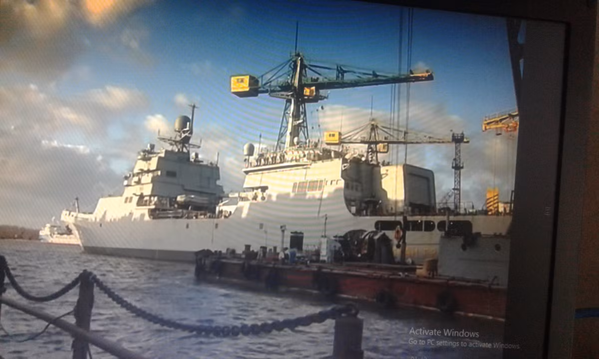 Ivan Gren đã sẵn sàng rời cảng nhà máy ra biển khơi (Nguồn: Politrussia.com).