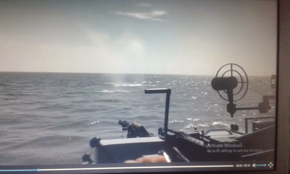 Politrussia.com cho biết, Ivan Gren đã tiến hành loạt bài thử nghiệm. Ấn tượng nhất là màn thử hệ thống súng, pháo trên tàu (Nguồn: Politrussia.com).