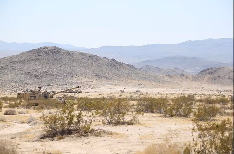 Buổi diễn tập tác chiến vừa rồi tại Fort Irwin có sự tham gia của hầu hết các đơn vị chủ lực của Sư đoàn 1.