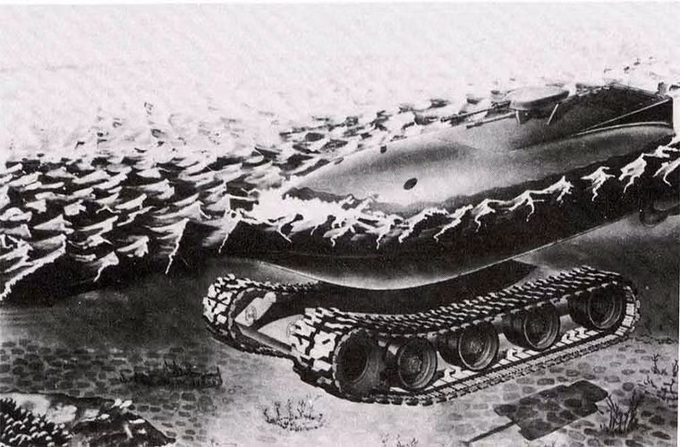 Thiết kế TV-8 hoàn toàn đáp ứng các yêu cầu do Quân đội Mỹ đề ra, với điểm nhấn khá lớn là phần tháp pháo và thân xe được tách biệt. Toàn bộ kíp chiến đấu, vũ khí và động cơ hạt nhân của TV-8 được tích hợp hết vào bên trong tháp pháo có thiết kế hình thoi, trong khi đó tháp pháo chỉ được đặt trên một khung gầm bánh xích hạng nhẹ.