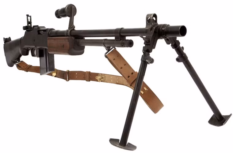 Cái tên thứ hai cũng là một mẫu súng khác của Quân đội Mỹ trong Chiến tranh Thế giới thứ Hai - trung liên Browning Automatic Rifle (BAR) M1918. Trong thời của mình BAR được xem là mẫu vũ khí đầy uy lực và là hỏa lực mạnh nhất trong một tiểu đội bộ binh Mỹ vốn chỉ được trang bị súng trường và tiểu liên.