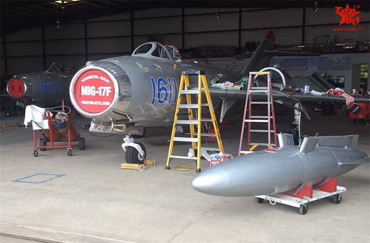 Quá trình sửa chữa tiếp theo khá quan trọng với những chiếc MiG-17F này đó là hệ thống động cơ phản lực già nua của chúng. Điều may mắn cho người Mỹ là hiện tại họ vẫn có thể dễ dàng tìm mua một mẫu động cơ phản lực VK-1F nào đó từ Đông Âu và động cơ phản lực do Liên Xô sản xuất có tuổi thọ khá cao.