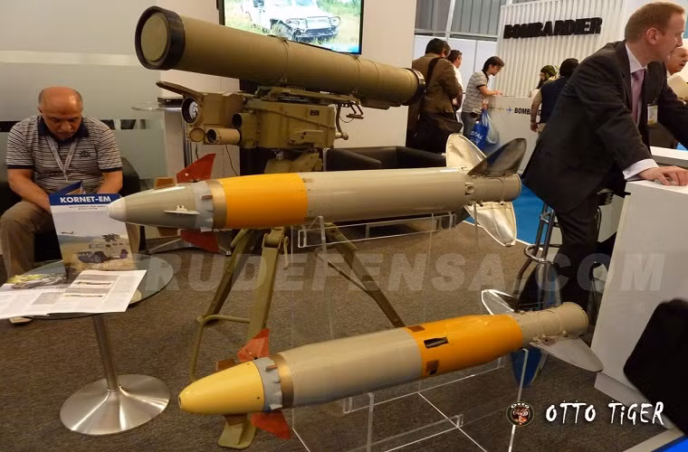 Tổ hợp tên lửa chống tăng dẫn đường Kornet-E với các biến thể đạn tên lửa 9M133.