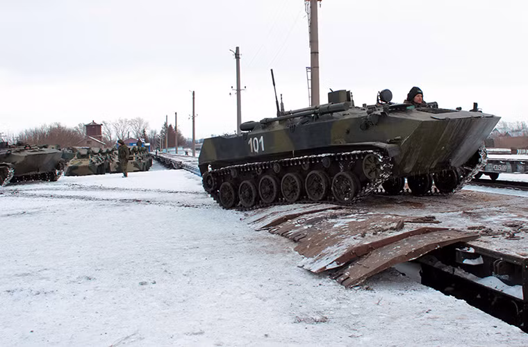 Xe bọc thép chở quân đổ bộ đường không BTR-MD.