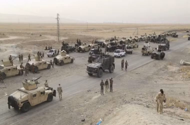 Một trong những trang bị mới của ISOF trong chiến dịch giải phóng Mosul chính là những chiếc xe bọc thép kháng mìn MRAP Oshkosh M-ATV vốn chưa từng xuất hiện trong biên chế của Quân đội Iraq trước đây, tuy nhiên M-ATV lại được sử dụng khá rộng rãi trong lực lượng liên quân của Mỹ tại Iraq trước đây.