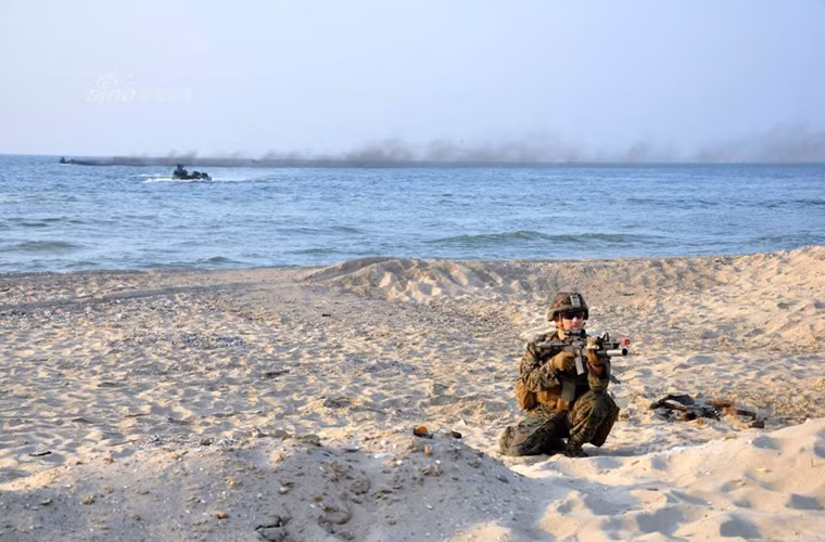 Tham gia các hoạt động diễn tập đổ bộ ở bờ biển phía đông Odessa có sự tham gia của lực lượng lính thủy đánh bộ Mỹ, Ukraine, Moldova và Gruzia. Đợt tập trận chung này cũng được tổ chức theo tiêu chuẩn chung của NATO.