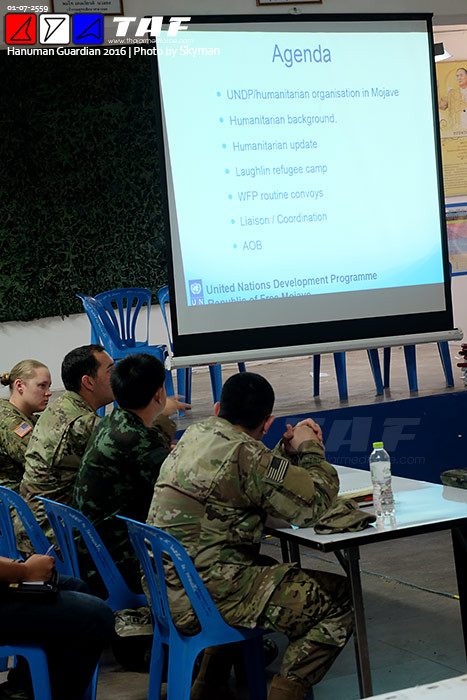 Cả hai bên đã cùng luyện tập các kỹ năng hỗ trợ nhân đạo, tìm kiếm và cứu hộ, thực hiện nhiệm vụ cứu hộ y tế quân đội, huấn luyện chó nghiệp vụ, các hoạt động dân sự quân đội, và đặc biệt tập trung vào nhiệm vụ cứu trợ nhân đạo và khắc phục thiên tại theo khuôn khổ của Liên hợp Quốc (UN).