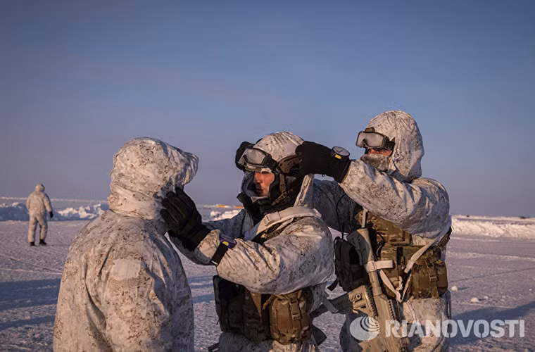 Trong suốt thời gian huấn luyện tại đây đơn vị đặc nhiệm này hầu như không tiếp xúc với thế giới bên ngoài. Nguồn ảnh: Ria Novosti
