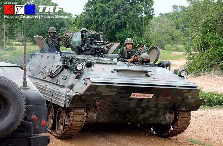 Một điều khá thú vị tại Hanuman The Guardian – 2016 là những chiếc Stryker của Mỹ lại tác chiến cùng với những chiếc Type 85 - xe bọc thép chở quân do Trung Quốc chế tạo đang phục vụ trong biên chế RTA.