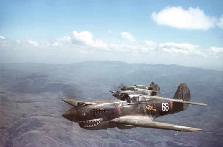 Về hệ thống vũ khí, P-40 được trang bị 6 súng máy 12.7mm M2 Browning ở hai bên cánh cùng cơ số đạn hơn 200 viên. Ngoài ra nó cũng có thể mang theo tối đa từ 450-900kg bom hoặc rocket các loại tùy thuộc vào nhiệm vụ