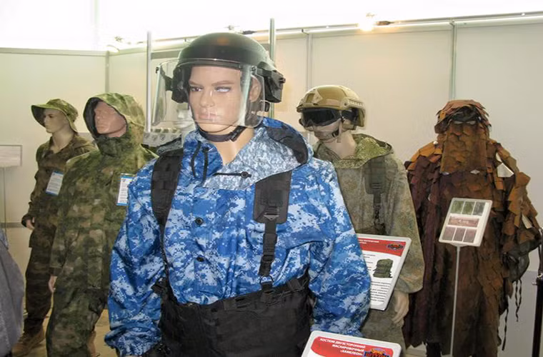 Các mẫu quân phục ngụy trang dành cho nhiều loại địa hình khác nhau.